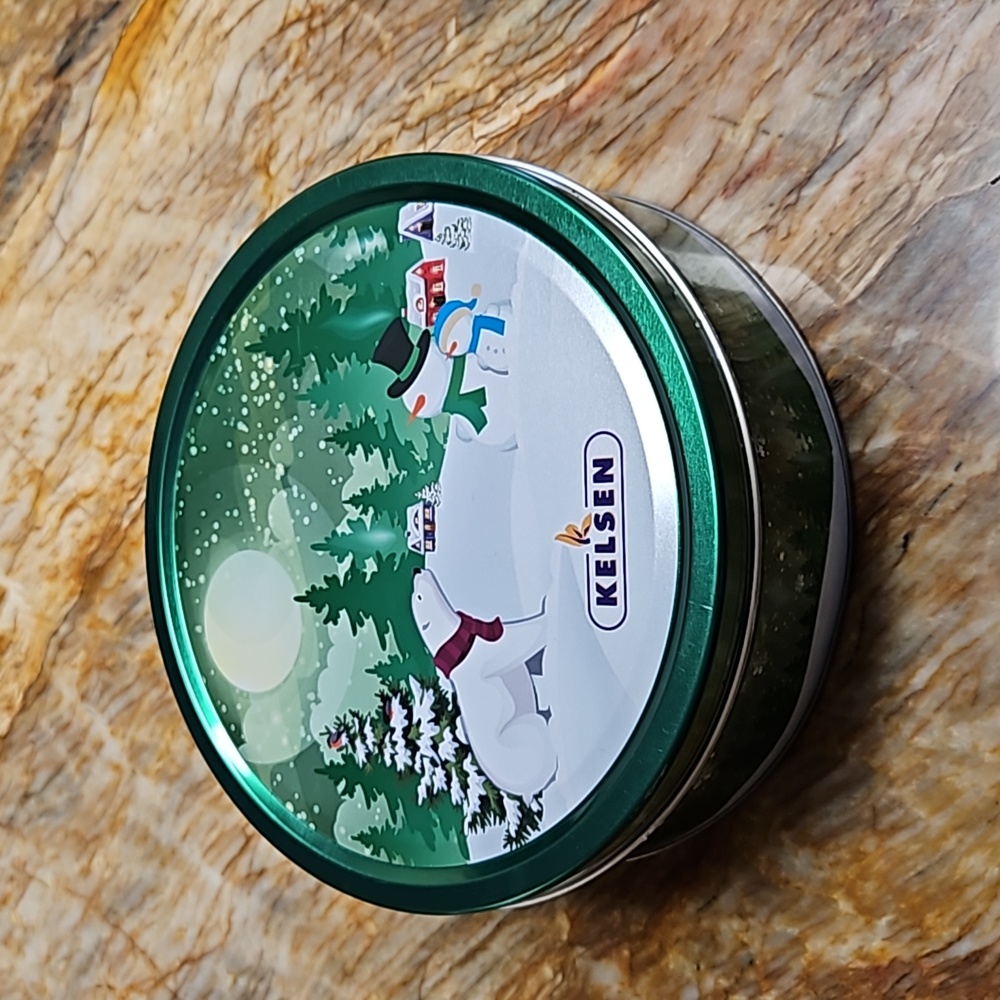 Holiday Round Tin
